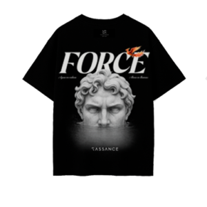 RASSANCE – FORCE — AGUA EN CALMA / ALMA EN LLAMAS | OVERSIZED T-SHIRT — MEN